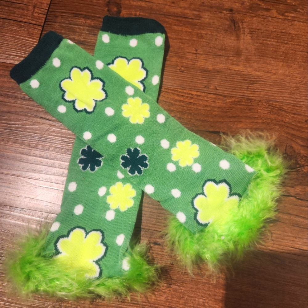 ST. Patrick day legwarmers